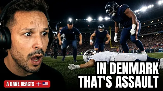 A Dane Reacts to NFL Footballs Most Brutal Hits Ever!!