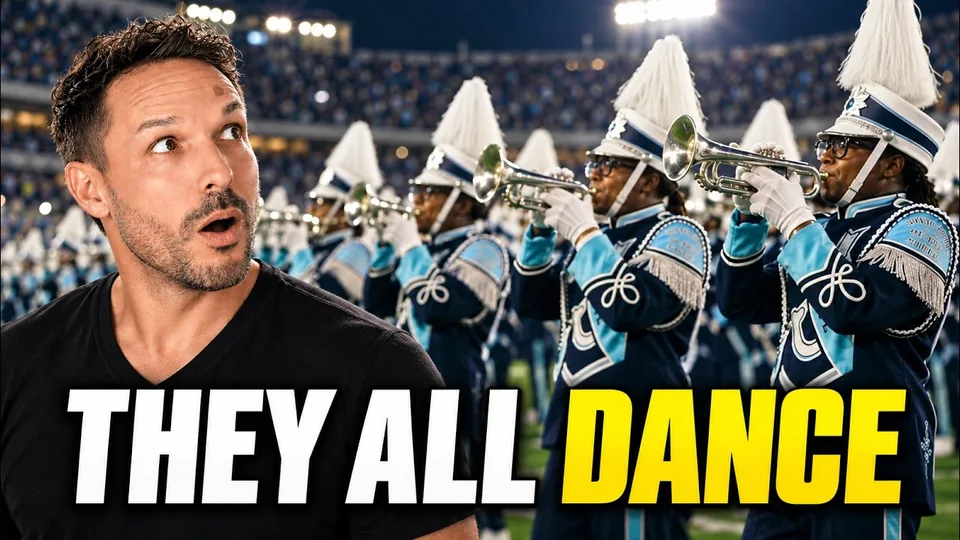 I've NEVER Seen a Marching Band DANCE - A Dane Reacts to the Sonic Boom